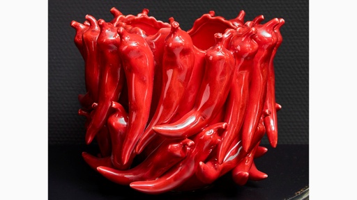 [20565..] Vase Chilli klein