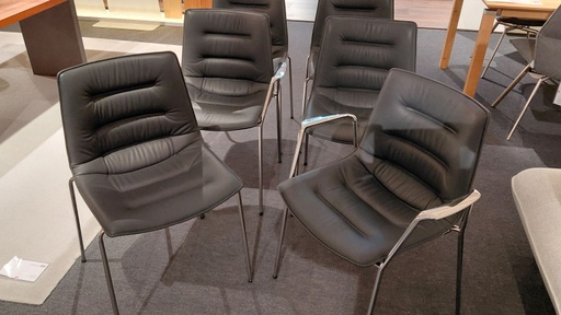 [15123..14 und ..17] 6er Set Stuhl Nava Metall