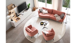 Sofa mit 2 Sessel Pearl